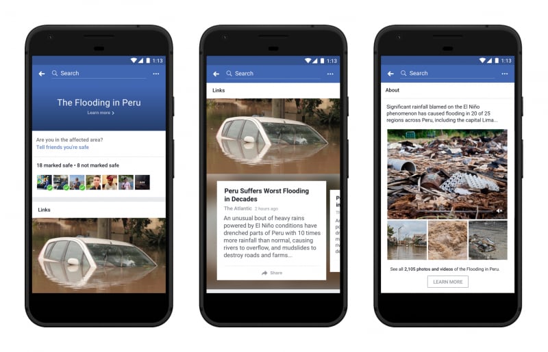 Facebook: Crisis Response e i nuovi strumenti per gestire le emergenze 1