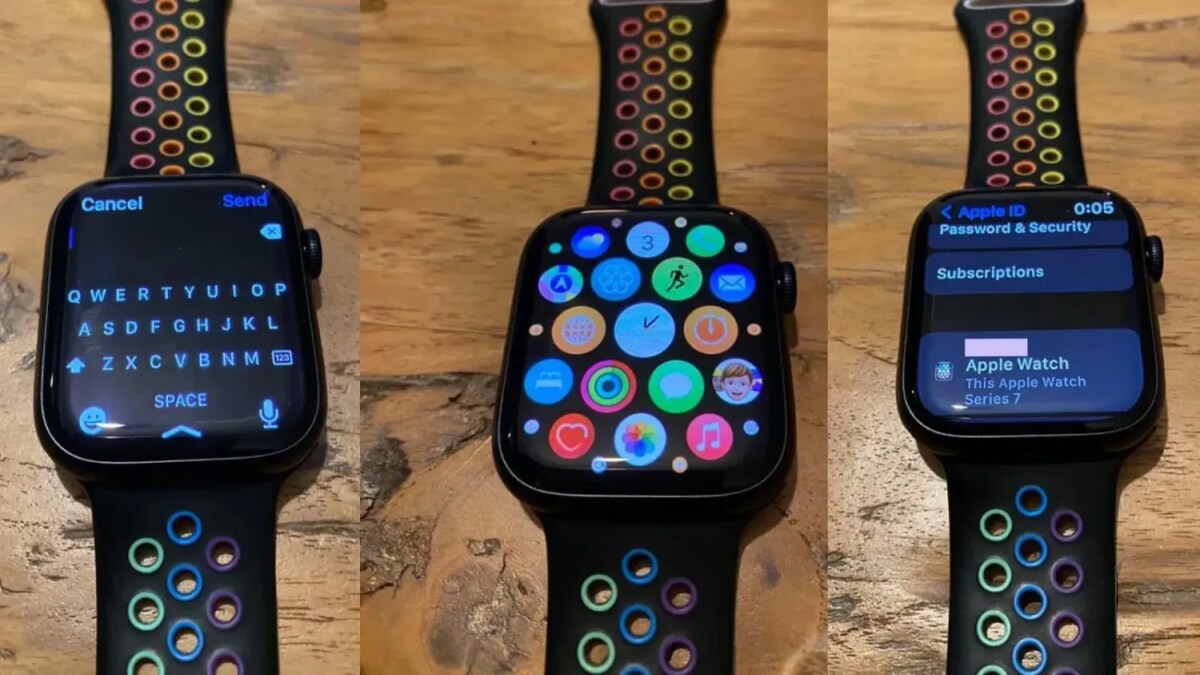 Apple Watch Series 7 shown live in some images thumbnail