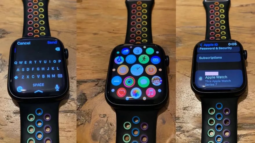 Apple Watch Series 7 mostrato dal vivo in alcune immagini