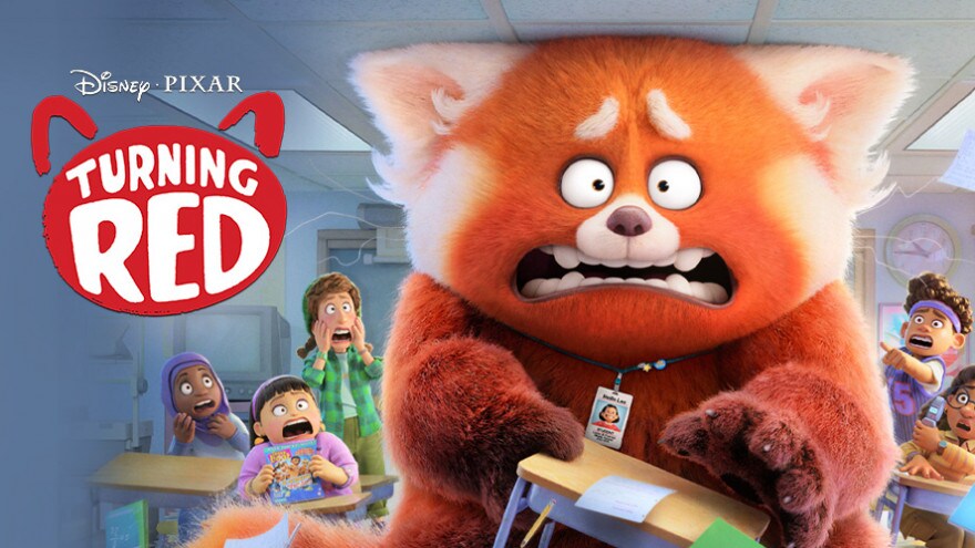 Il Panda Rosso del film Disney/Pixar Turning Red arriva a casa vostra in AR!
