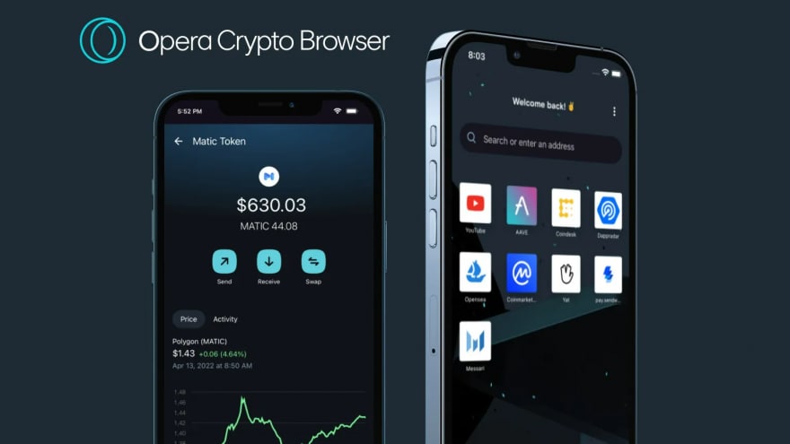 Opera Crypto Browser arriva ufficialmente su iOS