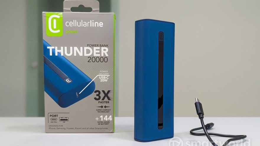 Cellularline Thunder, i nuovi powerbank compatti con ricarica rapida a 20W