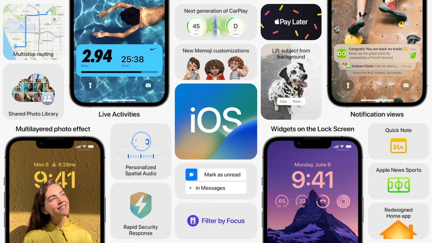 Wallpaper iOS 16: i nuovi sfondi e come funzionano le collection