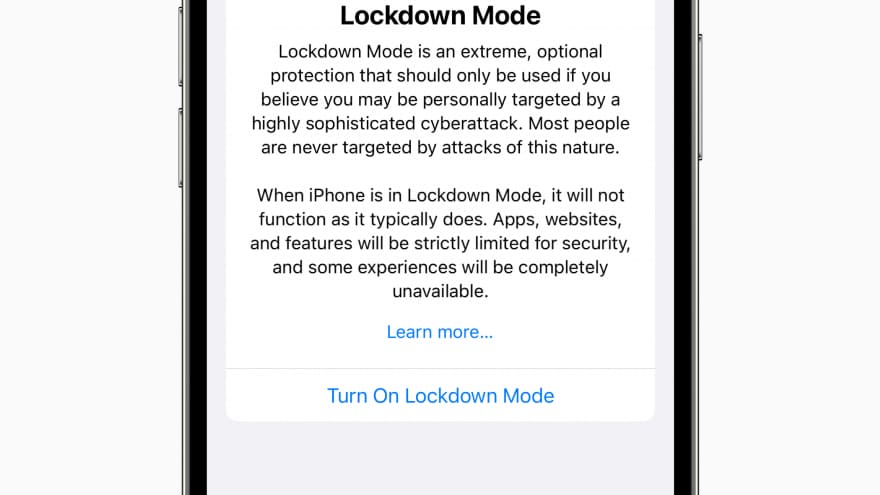 Apple svela Modalità di isolamento: protezione totale dagli spyware