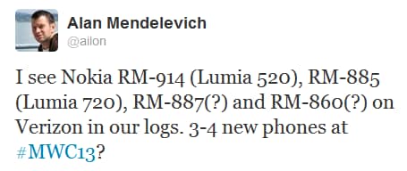 Tracce di Nokia Lumia 520 e Lumia 720 nei registri di Adduplex 