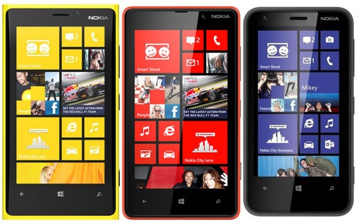 Nokia annuncia un tris di aggiornamenti per Lumia 920, 820 e 620