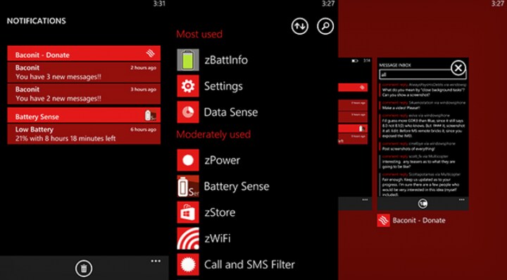 Immagini mostrano il centro notifiche (e altre novità) della prossima versione di Windows Phone