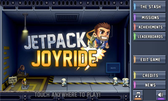 Jetpack Joyride arriva finalmente su Windows Phone
