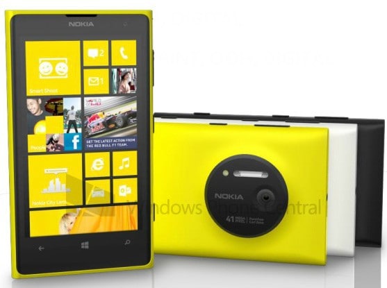 Un nuovo render ci mostra i colori del Lumia 1020