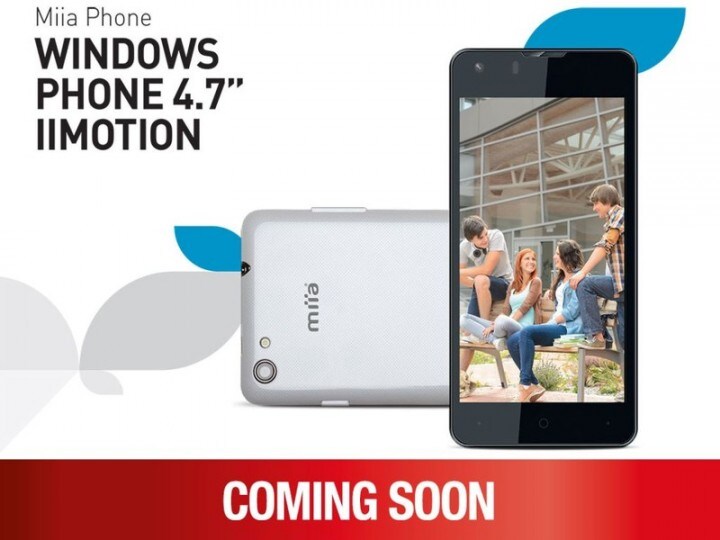 L&#039;italiana Miia sta per lanciare uno smartphone Windows Phone da 4,7&quot;