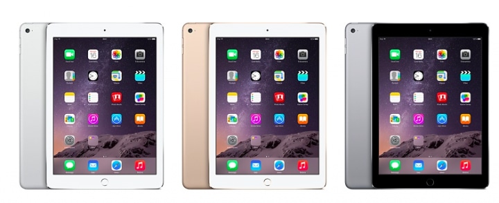 iPad Air 2 ufficiale: processore A8X e Touch ID anche in versione dorata