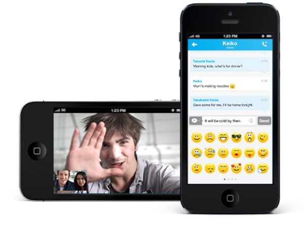 Skype per iOS si aggiorna con il salvataggio delle foto