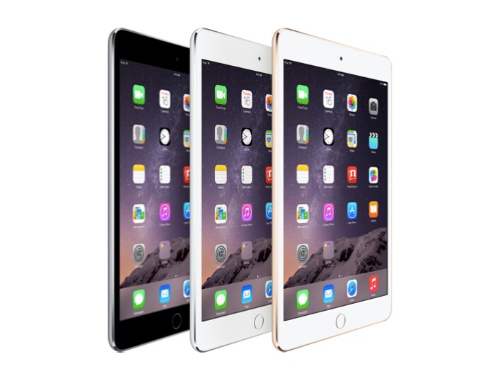 iPad mini 3 ufficiale: Touch ID e colorazione dorata