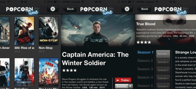 Popcorn Time, il Netflix pirata, arriva sui dispositivi iOS con jailbreak