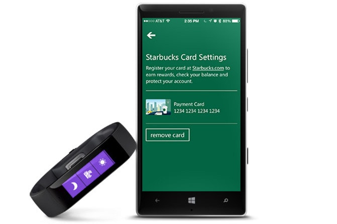 Da Starbucks puoi pagare il caffè con Microsoft Band