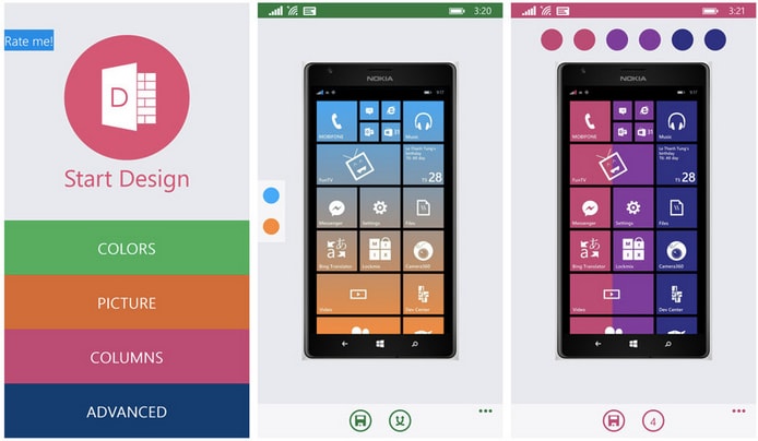 Start Design, l&#039;app ideale per personalizzare lo sfondo di Windows Phone