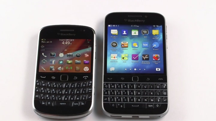 BlackBerry Classic si mostra accanto a Bold 9900 (video)