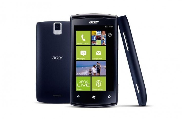 Acer lancerà uno smartphone Windows Phone il prossimo anno