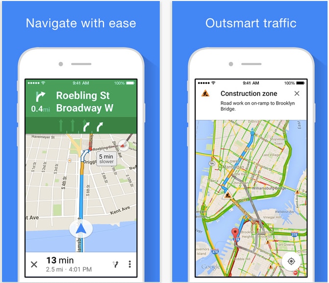 Google Maps per iOS si aggiorna con le mappe a tutto schermo