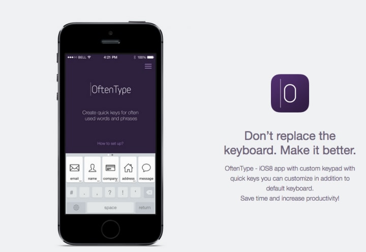 OftenType è una tastiera per iOS per non digitare sempre le stesse cose (video)