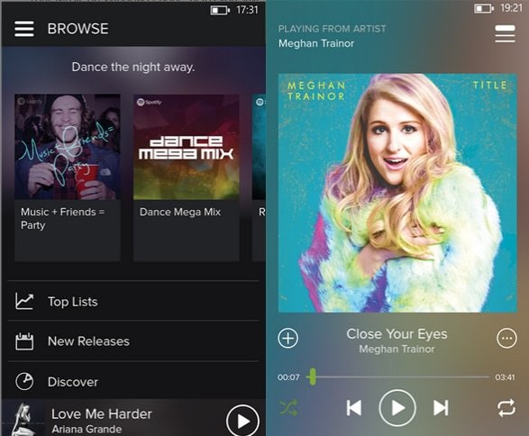 Spotify per Windows Phone si aggiorna con una nuova interfaccia