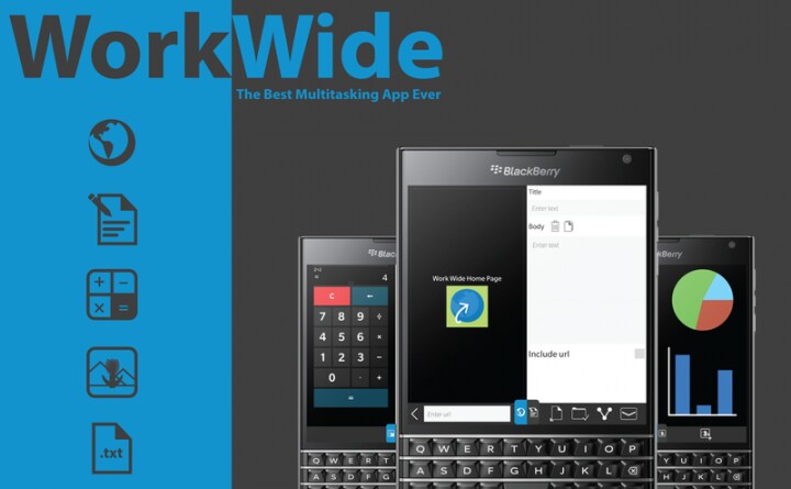 Work Wide per BlackBerry si aggiorna col full-screen e introduce il supporto a nuovi smartphone con tastiera QWERTY