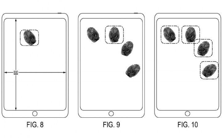 Apple brevetta un display con lettore di impronte integrate