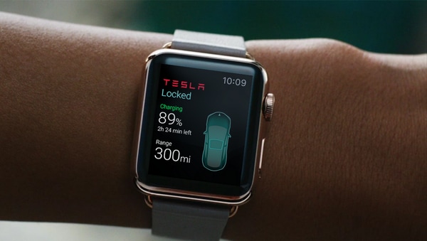 Potremo controllare la nostra Tesla da Apple Watch (video)