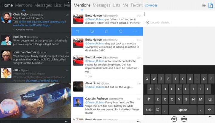 Aeries è un nuovo ottimo client Twitter per Windows Phone