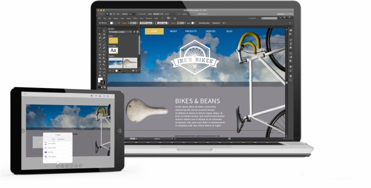 Adobe Comp CC, nuova app per iPad per disegnare siti web