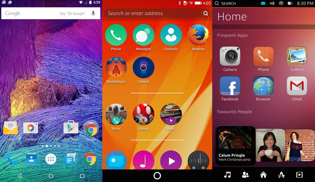 Android Lollipop, Firefox OS e Ubuntu Touch: chi è il più bello del reame? (foto)