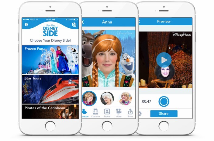 Show your Disney Side, l&#039;app per iOS che ci trasforma in un personaggio Disney