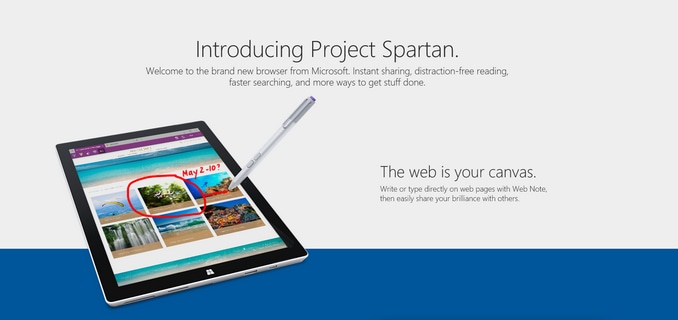 Project Spartan arriva ufficialmente con l&#039;ultima preview di Windows 10 (video)