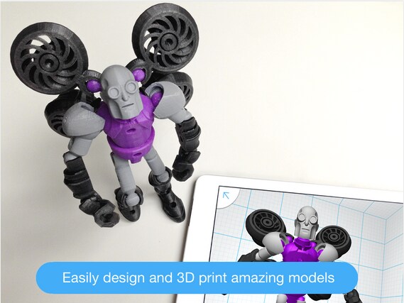Autodesk Tinkerplay per Android, iOS e Windows Phone rende divertente la stampa 3D