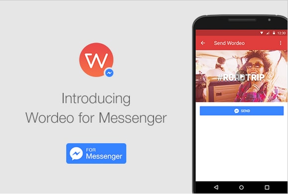 Wordeo for Messenger, i nostri clip nelle chat di Facebook