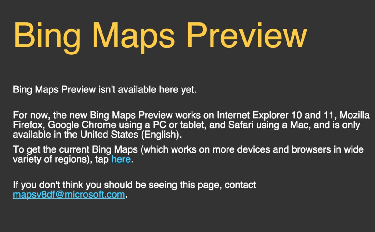 Microsoft è al lavoro per rinnovare Bing Maps