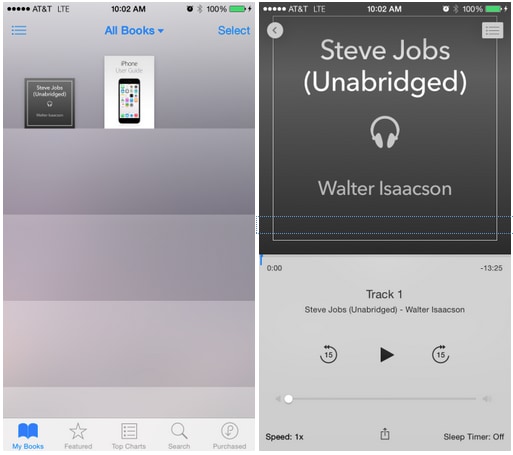 Novità per gli audiolibri su iOS 8.4
