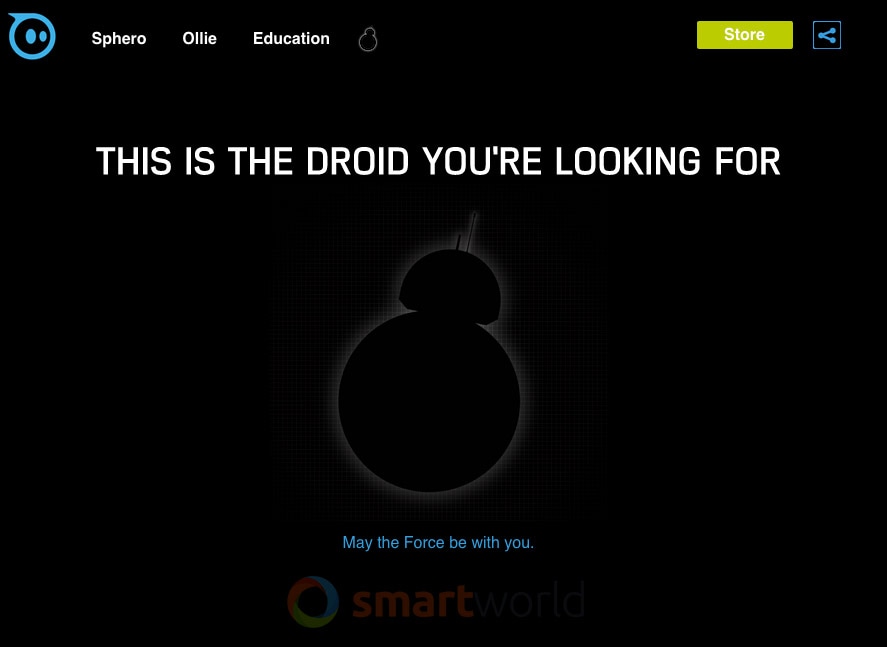 Il nuovo droide BB-8 di Star Wars verrà prodotto e venduto da Sphero!
