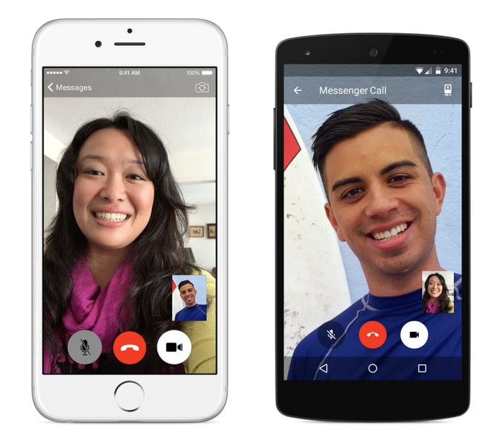 Facebook Messenger: arrivano le videochiamate per Android e iOS, ancora non in Italia