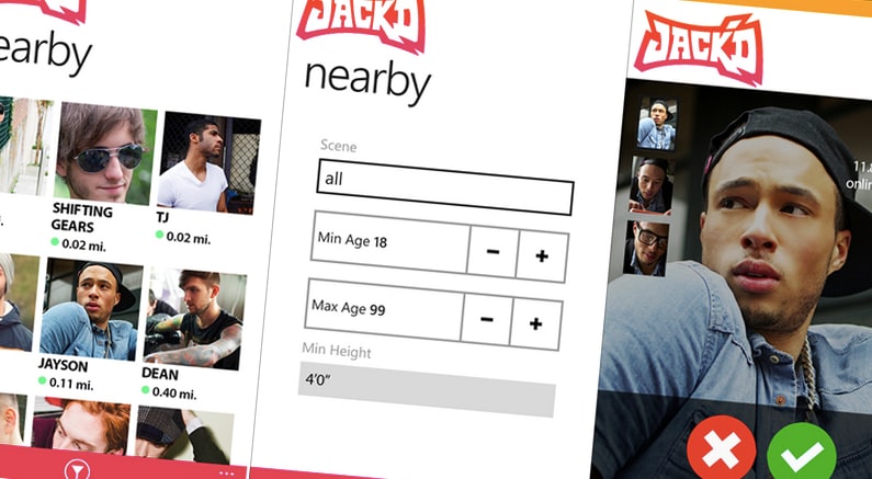 Jack&#039;d, la celebre app di incontri gay, arriva su Windows Phone
