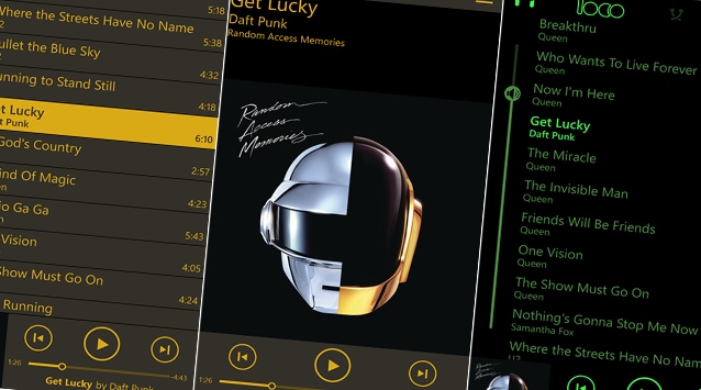 Loco è il music player per Windows Phone per chi ama le playlist