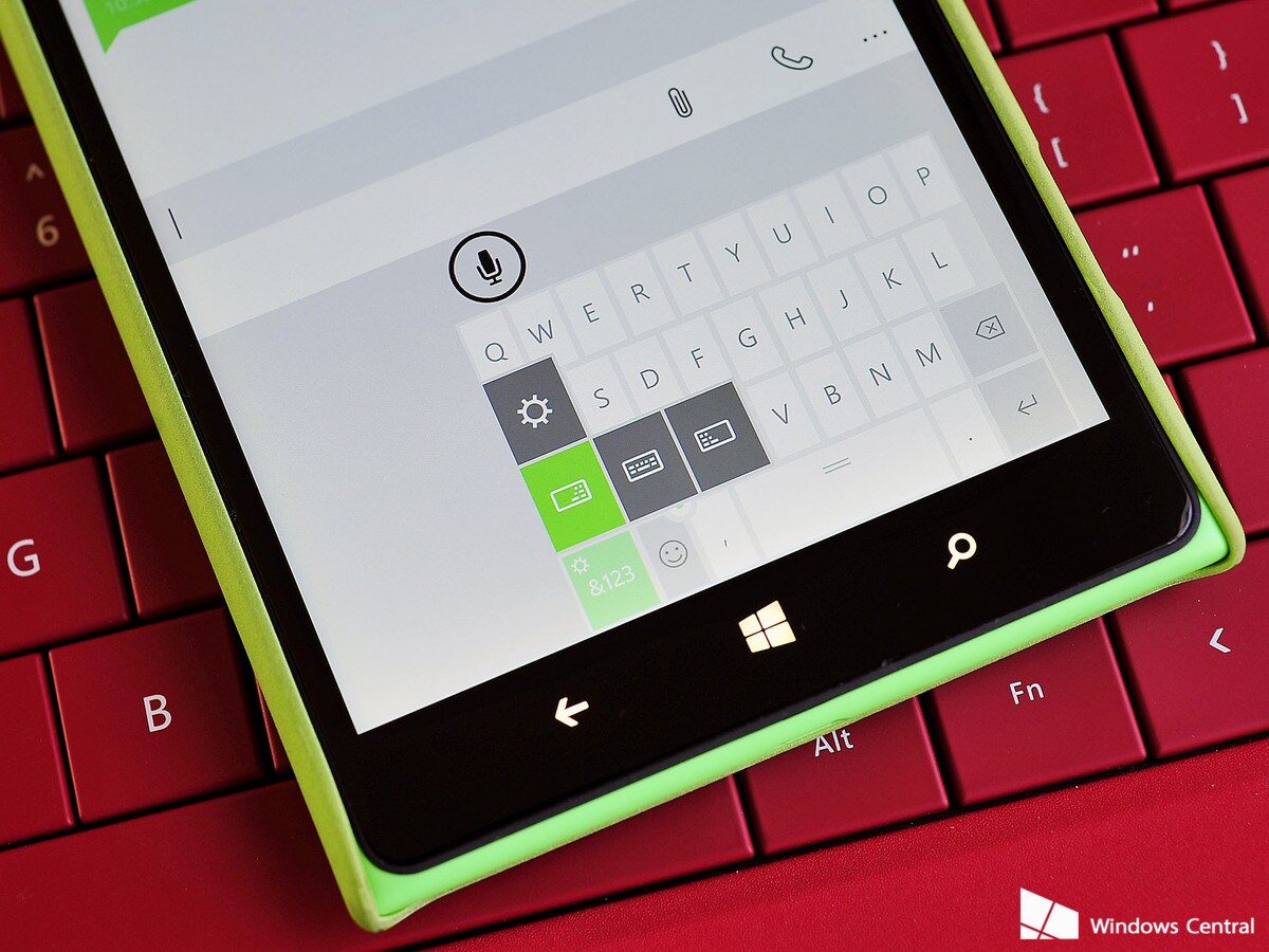 Windows 10 introduce la tastiera a una mano per phablet (video)