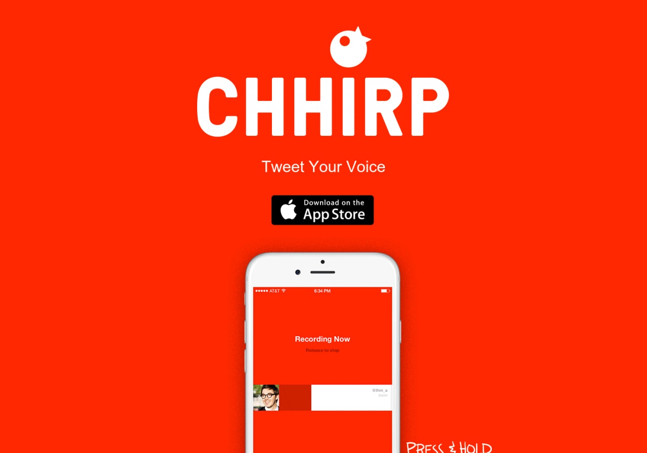 Chhirp vi farà twittare la vostra voce