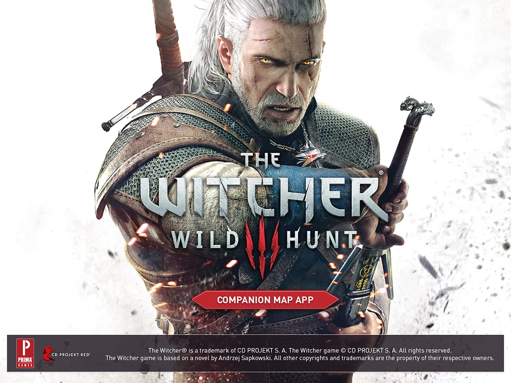 The Witcher 3: Wild Hunt Map, la companion app ufficiale di The Witcher 3