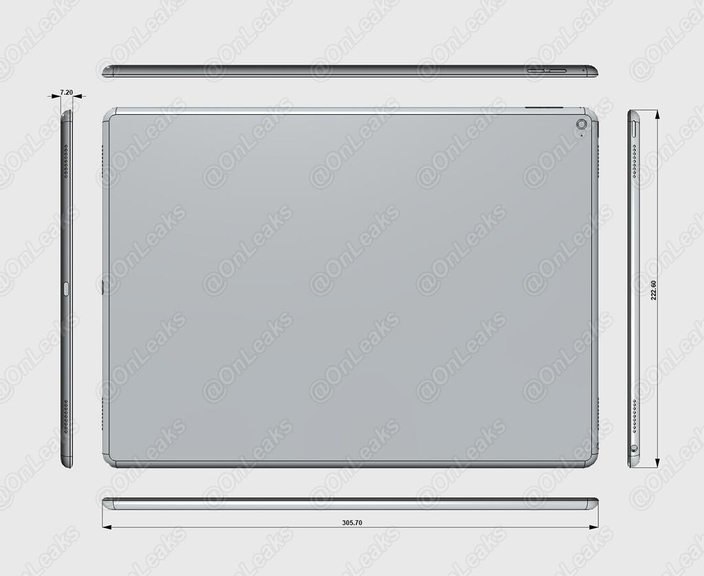 iPad Pro 12.9&quot;: in rete un render trapelato