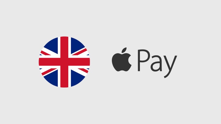 Apple Pay disponibile ufficialmente nel Regno Unito