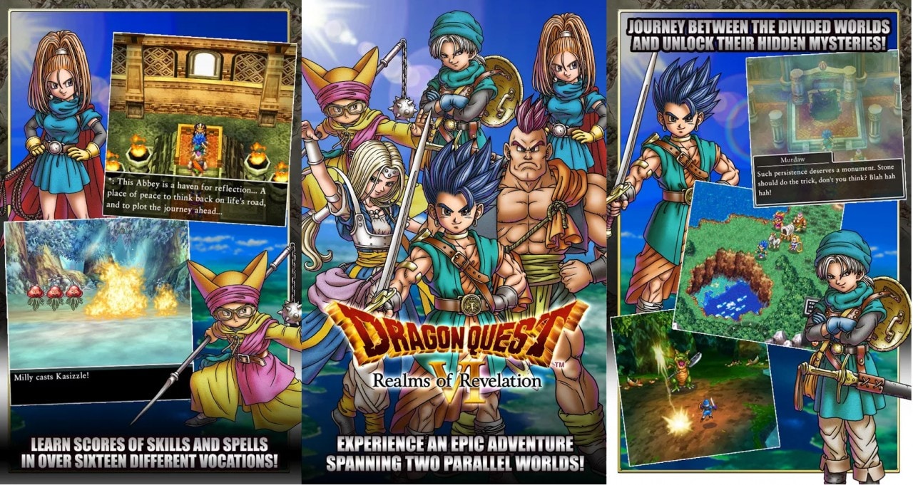 Dragon Quest VI di Square Enix disponibile per Android e iOS