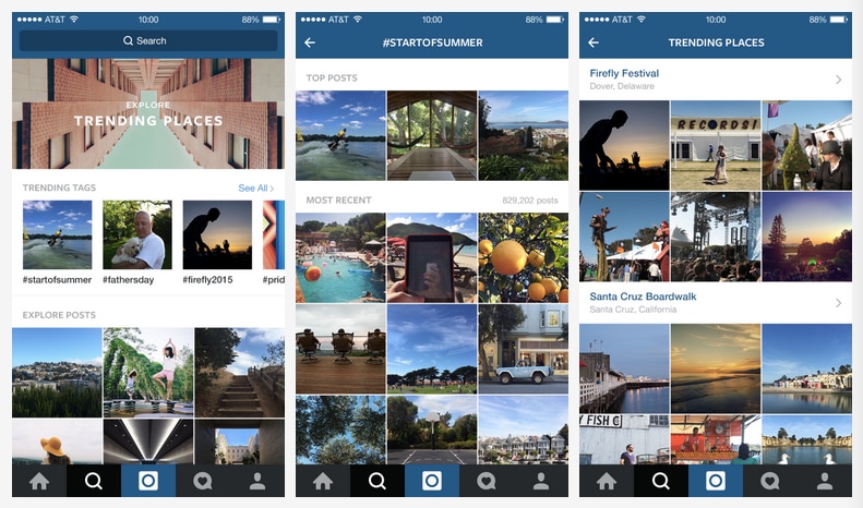 Instagram si aggiorna e porta un nuovo tab Esplora, ma solo per gli Stati Uniti (foto e download apk)