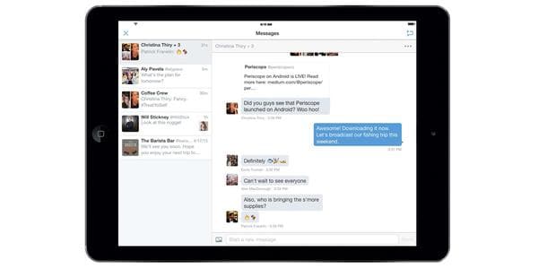 Twitter per iPad introduce i messaggi di gruppo e la condivisione privata dei Tweet