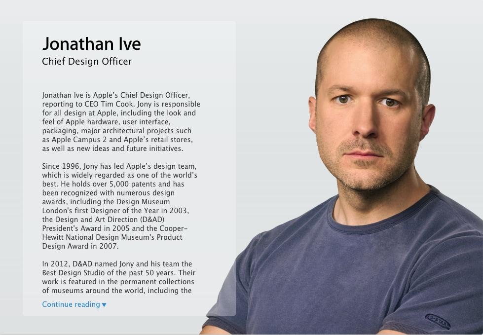 Jony Ive è ufficialmente il Chief Design Officer di Apple